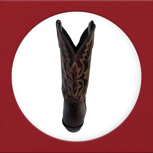 Laredo Men's Birchwood Black Cherry Boots 68458- Size 8.5 EW - Picture 8 of 16